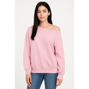 INDAH Body Baby Pink Bamboo Sweatshirt Size 3 Large L BALLETCORE LOUNGEWEAR